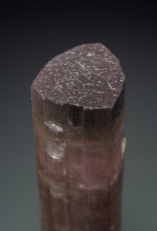 ELBAITE with ALBITE var. Cleavelandite (repaired)